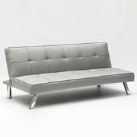 SCHLAFSOFA Gemma - Grau - Grau, Textil (175/74/83cm) - Pasmara