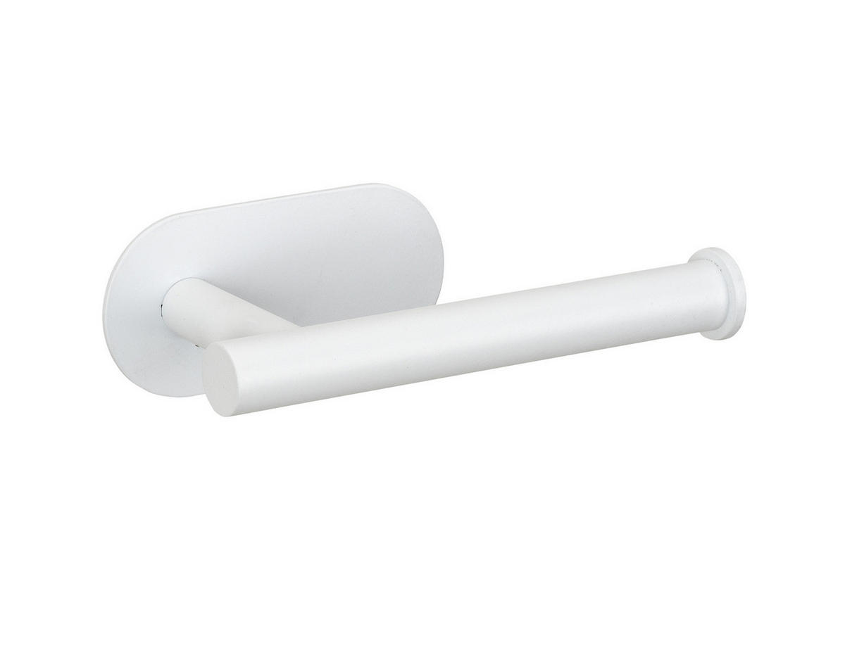 TOILETTENPAPIERHALTER Turbo - Loc Orea Shine 7/16/4,5 cm - Weiß, Metall (16/4.5/7cm) - Wenko