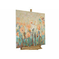 ACRYLBILD HANDGEMALT 90/90 cm - Multicolor, Holz/Textil (2.16/90cm) - KUNSTLOFT