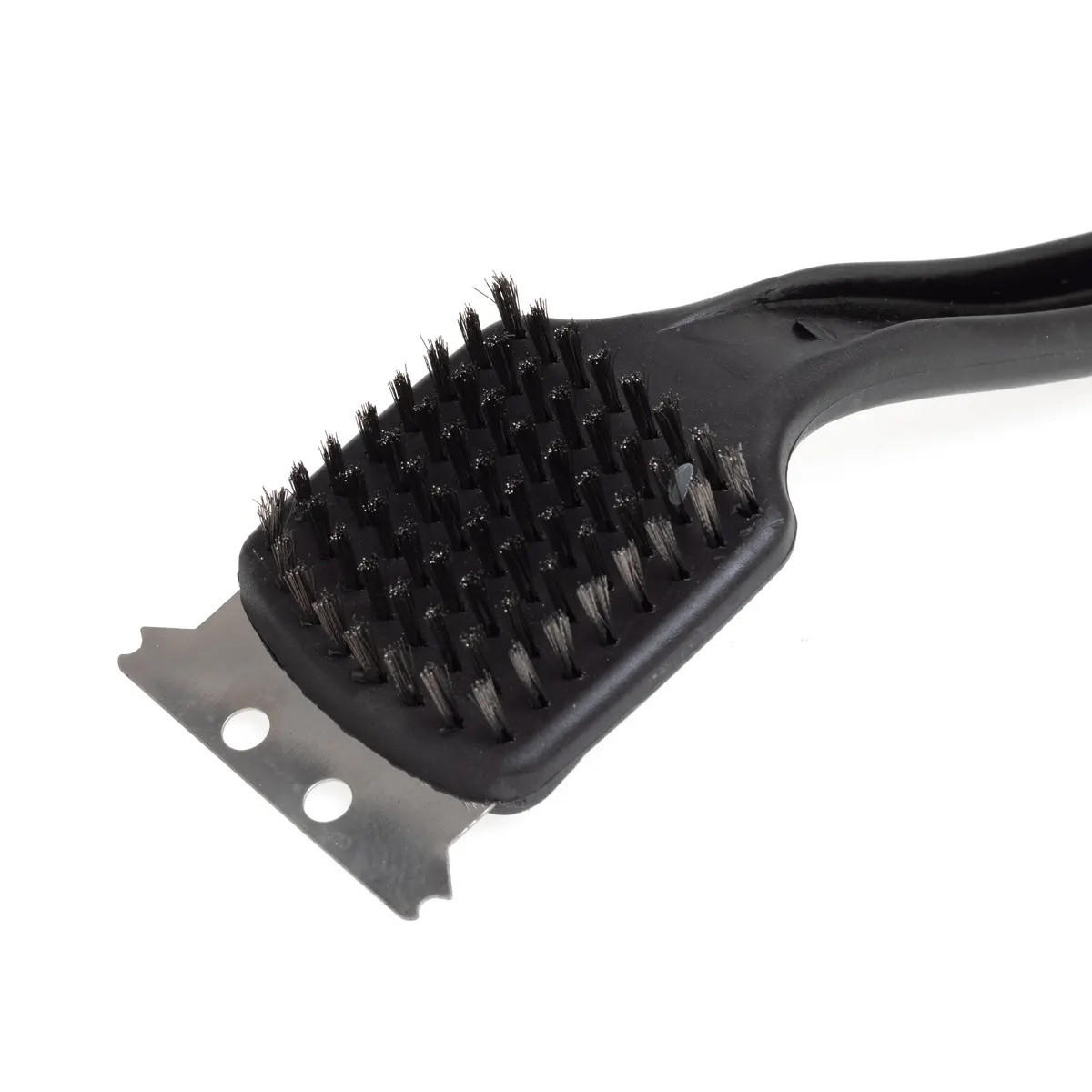 GRILLREINIGUNGSBÜRSTE Schaber - Schwarz, Kunststoff (5cm)