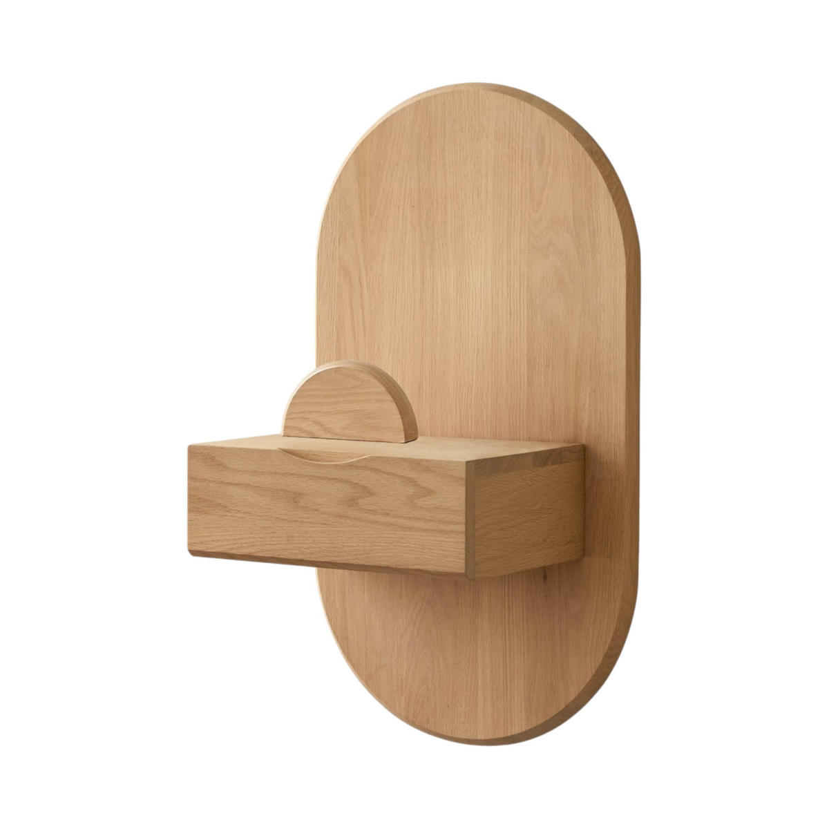 NACHTTISCH Raph Natur aus Eiche - Naturfarben, Holz (36/63/23cm) - Tikamoon