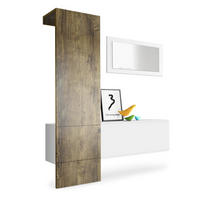 GARDEROBE Carlton Paneel in Eiche Ribbeck - Alteiche, Holzwerkstoff (156/193/35cm) - Vladon