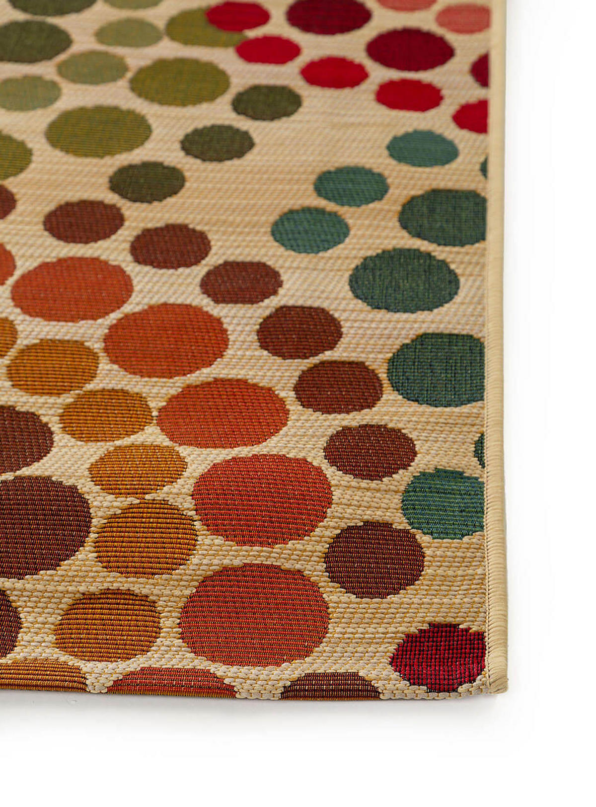 OUTDOORTEPPICH Artis Beige/Multicolor 80x250 cm - Beige/Multicolor, Kunststoff/Textil (80/1cm) - KUNSTLOFT