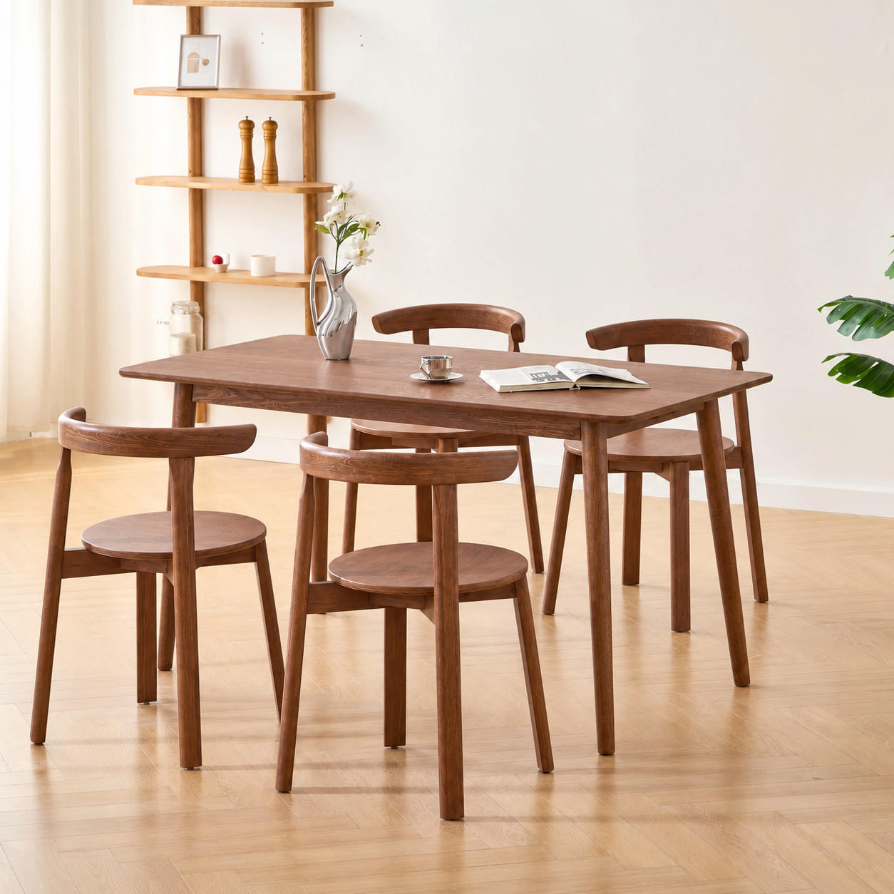 ESSTISCH Rechteckig Braun 120 x 75 x 75 (cm) - Braun, Holz (75/120/75cm) - Nordlys