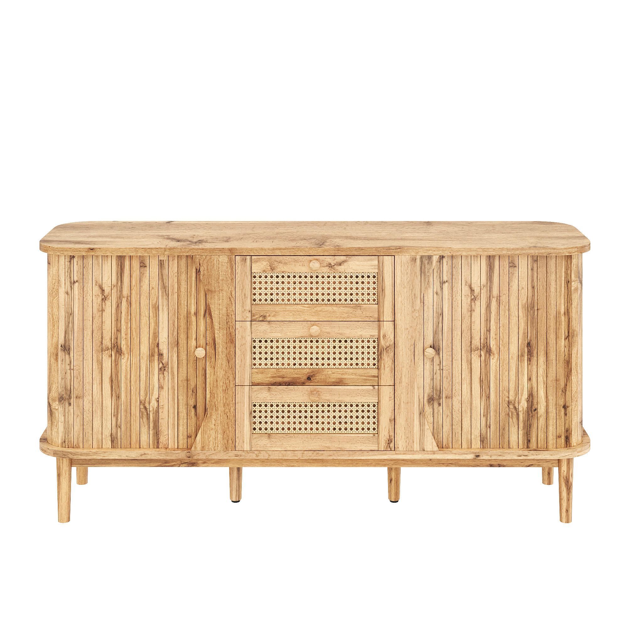 SIDEBOARD Natur 140,5/40/76 cm - Naturfarben, Holzwerkstoff (140.5/76/40cm) - PANGIVO