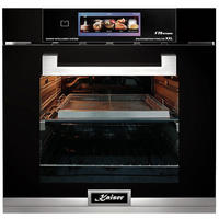 EINBAUBACKOFEN EH 6344 N, Schwarzes Glas, Pyrolyse und Dampfreinigung, 60cm - Schwarz, Metall (59.4/59.4/57.5cm) - Kaiser Küchengeräte