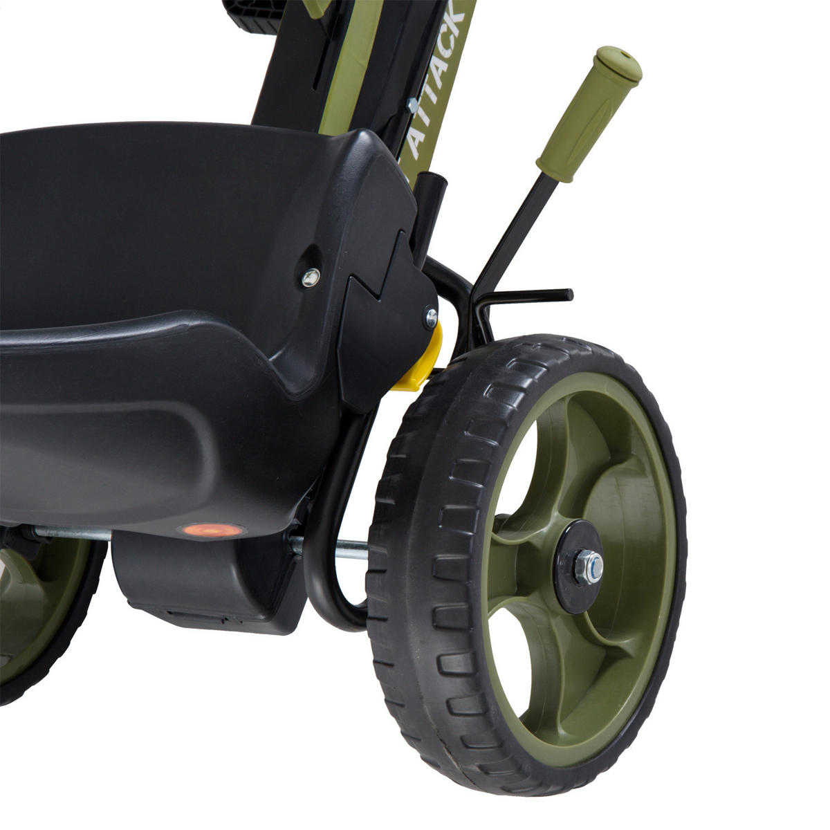 TRETKART DE-12986 verstellbarer Sitz Grün/Schwarz - Grün, Metall (105/54/61cm) - ComfortXL