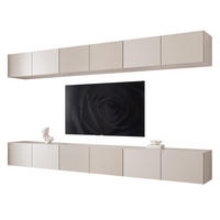 TV-LOWBOARD ANGEL X mit LED-Beleuchtung, 300 cm Kaschmir - Kaschmir, Holzwerkstoff (300/72/40cm) - Idohome