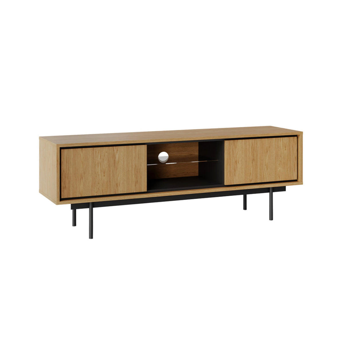 TV STOLÍK Vidia Drevo - hnedá, kompozitné drevo (149.6/51.4/38cm) - Petits-meubles