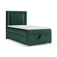 BOXBETT mit Bettkasten Trinity K-3 SINGLE Bonellfederkern inkl. Topper - Grün, Holz/Holzwerkstoff (100/200cm) - Best For Home
