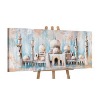GEMÄLDE Pfad des Lichts auf Keilrahmen 115x50 cm - Multicolor, Holz (115/50cm) - YS-art gallery