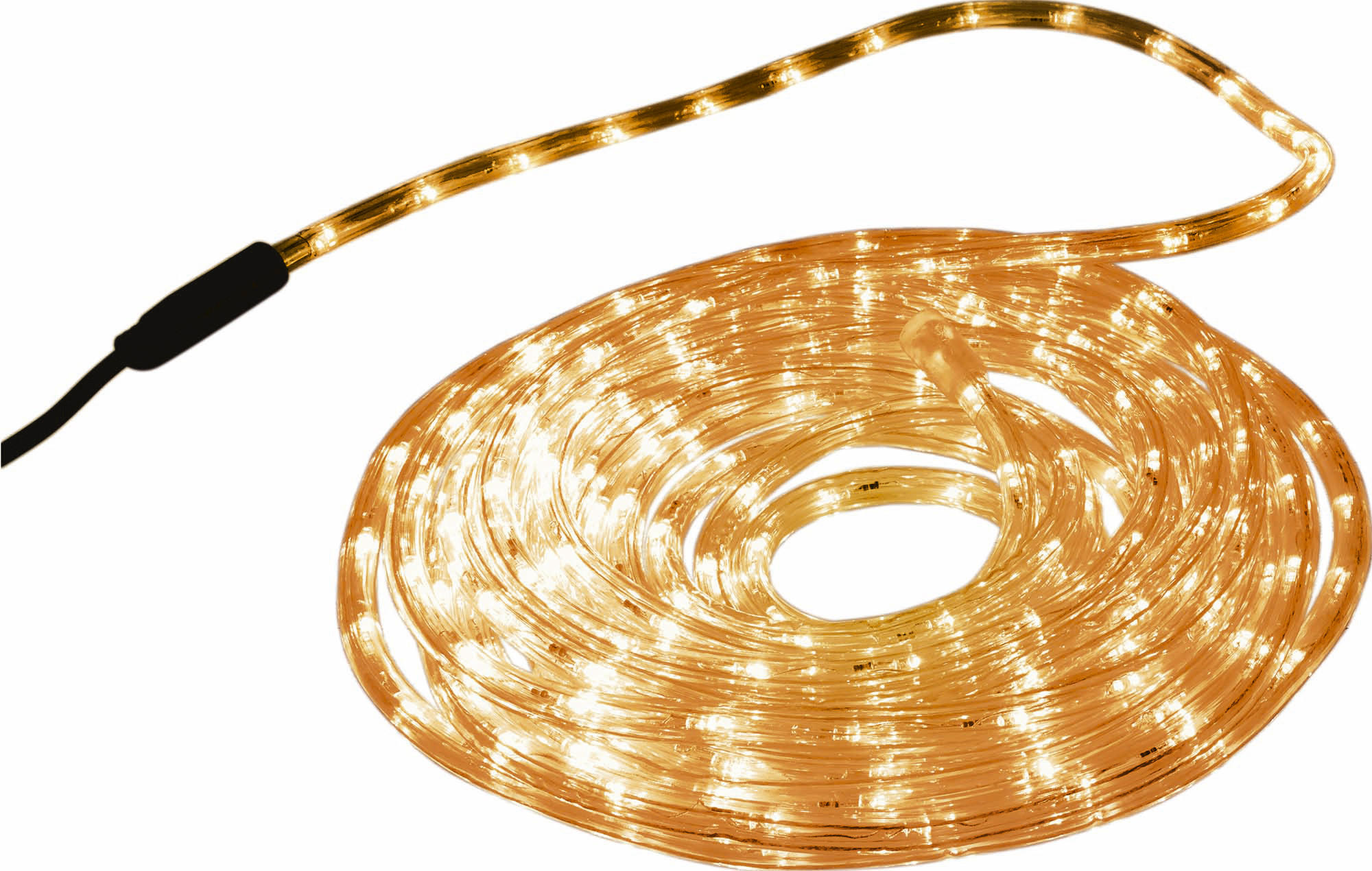 LED-LICHTSCHLAUCH 10m 18W für Innen und Außen 200 LEDs Bernsteinwarmes Licht - Weiß, Kunststoff (1000cm) - Northpoint
