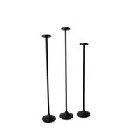 BODENKERZENHALTER Ambi - Schwarz, Metall (20/120/20cm) - LOFT42