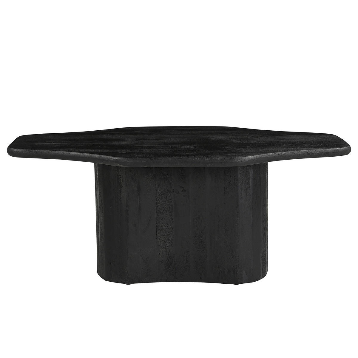 MASSIVER COUCHTISCH - Massivholz - Mango Schwarz - Schwarz, Holz (70/100/40cm) - home24