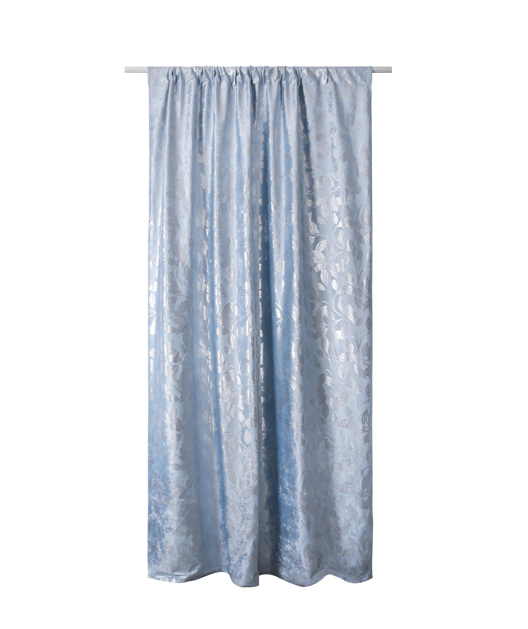 VORHANG Blomstela - Hellblau, Textil (140/1/250cm) - home&you