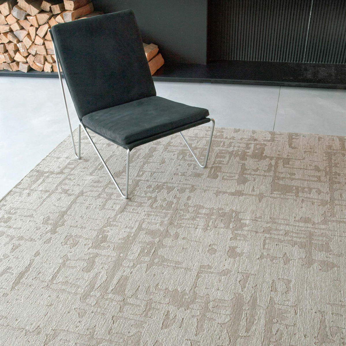 TEPPICH Dry Beige Structures 170/240 cm - Beige, Textil (170/240cm) - Louis De Poortere