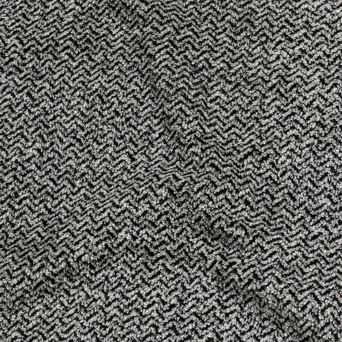 HANDTUCH BROOKLYN - Schwarz/Naturfarben, Textil (50/100cm) - MÖVE