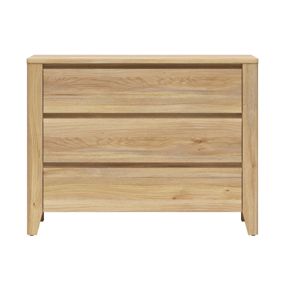 KOMODA Samara Dřevo - hnědá, kompozitní dřevo (116.5/90/42.5cm) - Petits-meubles