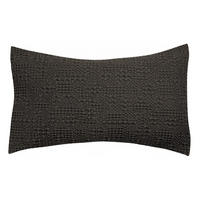KISSEN Tana carbonfarben 40 x 65 cm - Schwarz, Textil (65/40cm) - Vivaraise