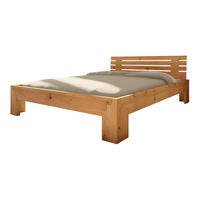 MASSIVHOLZBETT 180/200 cm aus Wildeiche - Braun, Holz (180/200cm) - MeinMassivholz