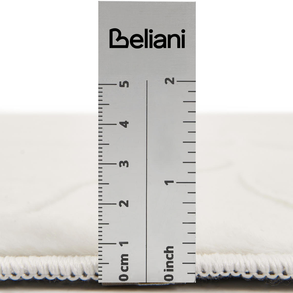 KOBEREC Krémově bílý 160/160 cm Borah - bílá/krémová, textil (160/160cm) - Beliani