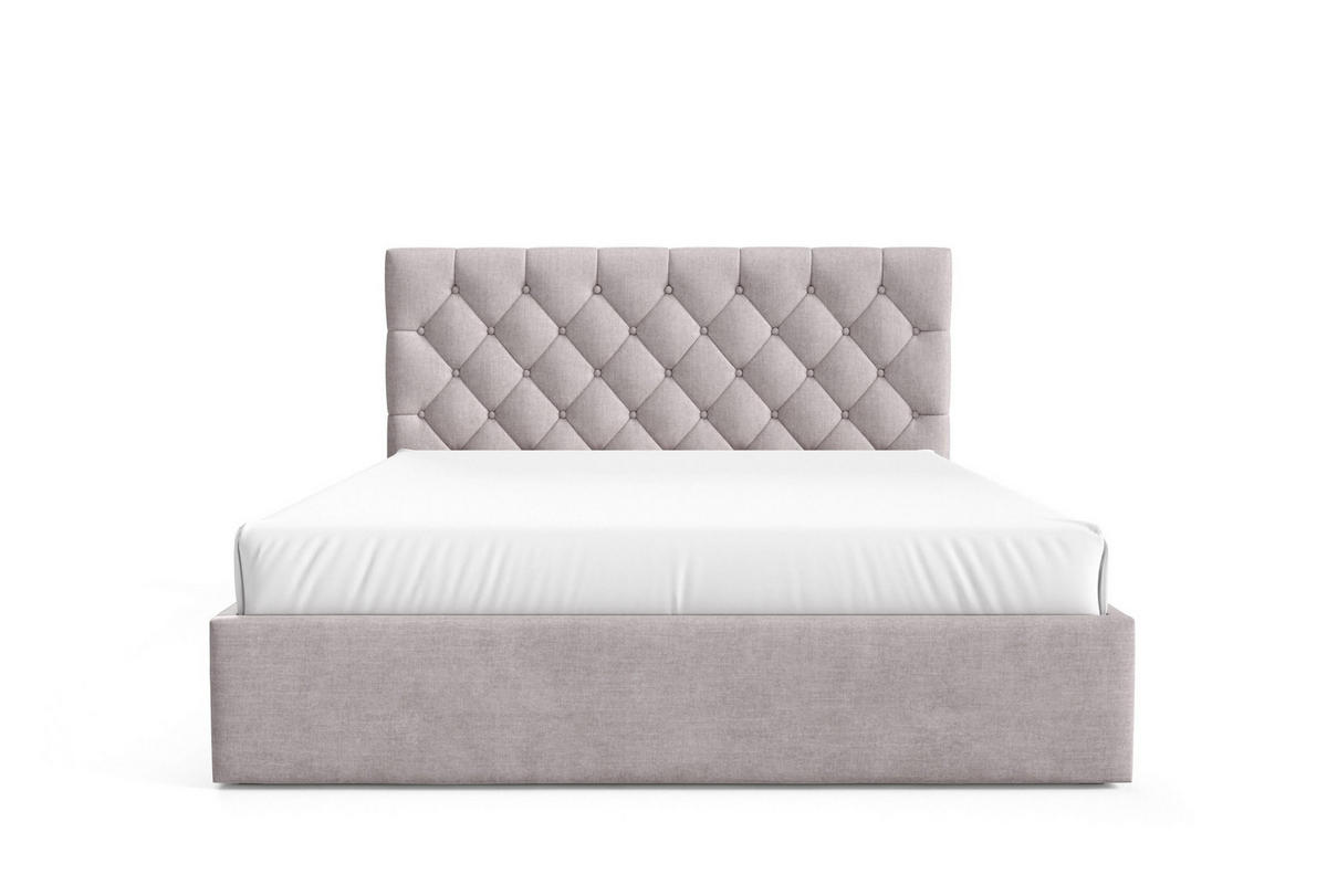 POLSTERBETT BEZA IV - Dunkelgrau - Dunkelgrau, Holz/Textil (180/200cm) - AN-Moebel 4u