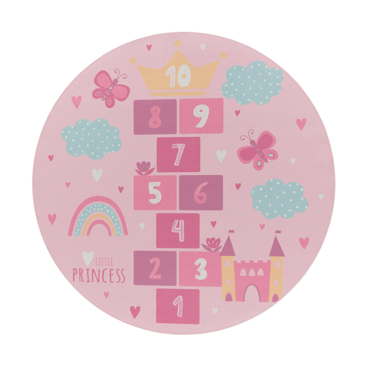 KINDERTEPPICH 160/160 cm Bino 585 - Pink, Textil (160/160cm) - Paco Home