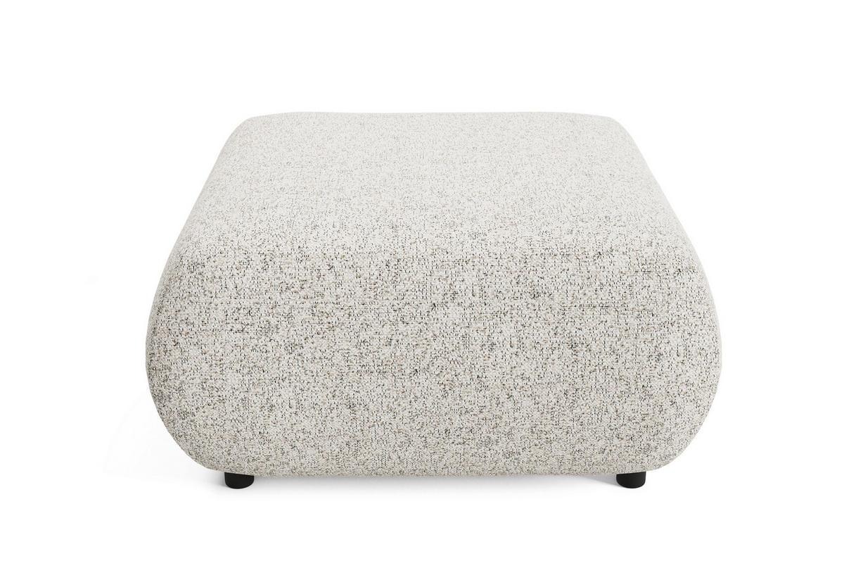 POLSTERHOCKER DELTA Modern Sitzhocker, Fußhocker Beige - Beige, Holzwerkstoff/Kunststoff (88/41/88cm) - MASSENO