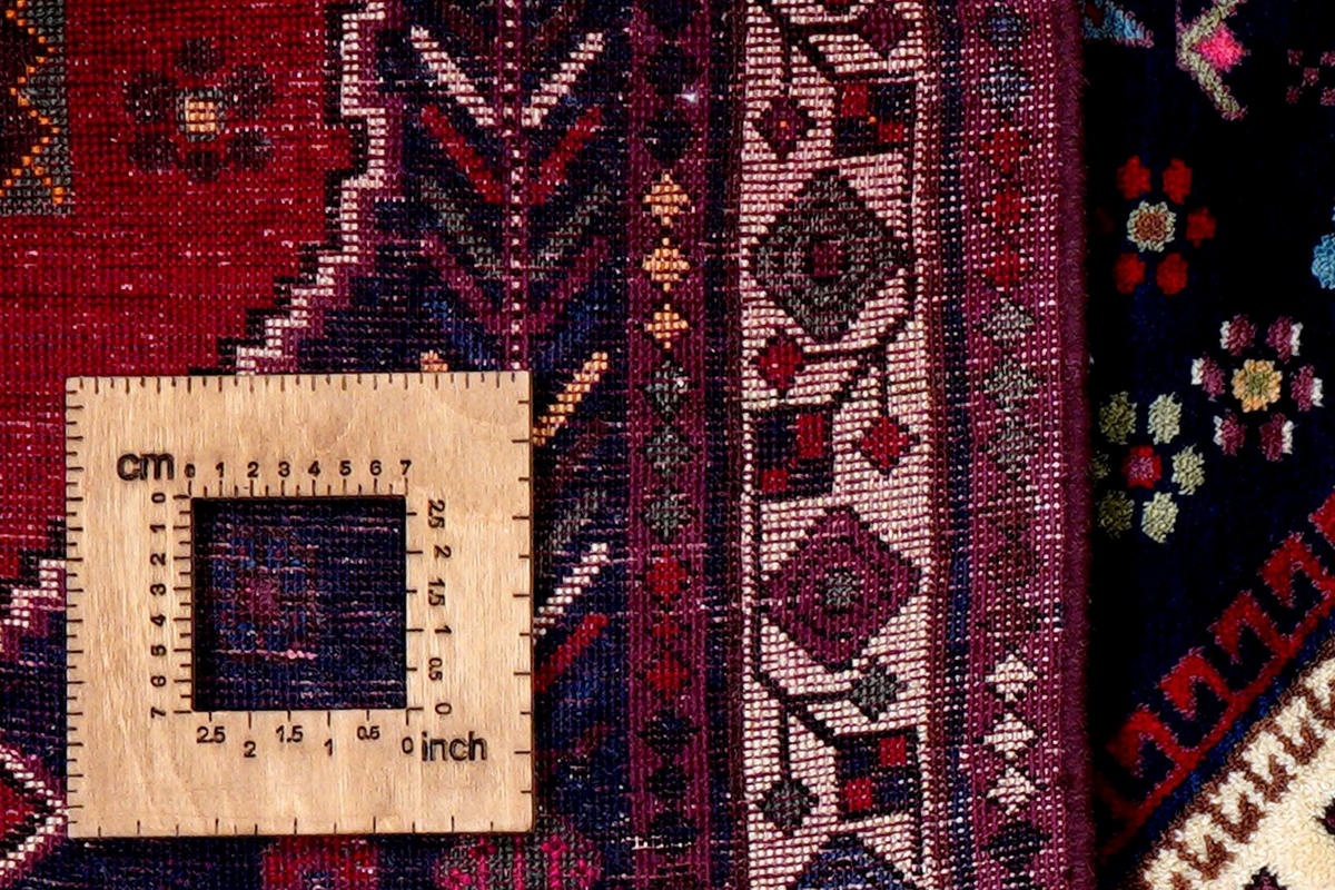 ORIENTTEPPICH handgeknüpft Afshar Blau 210/165 cm Schurwolle - Blau, Textil (165/210cm) - Looma