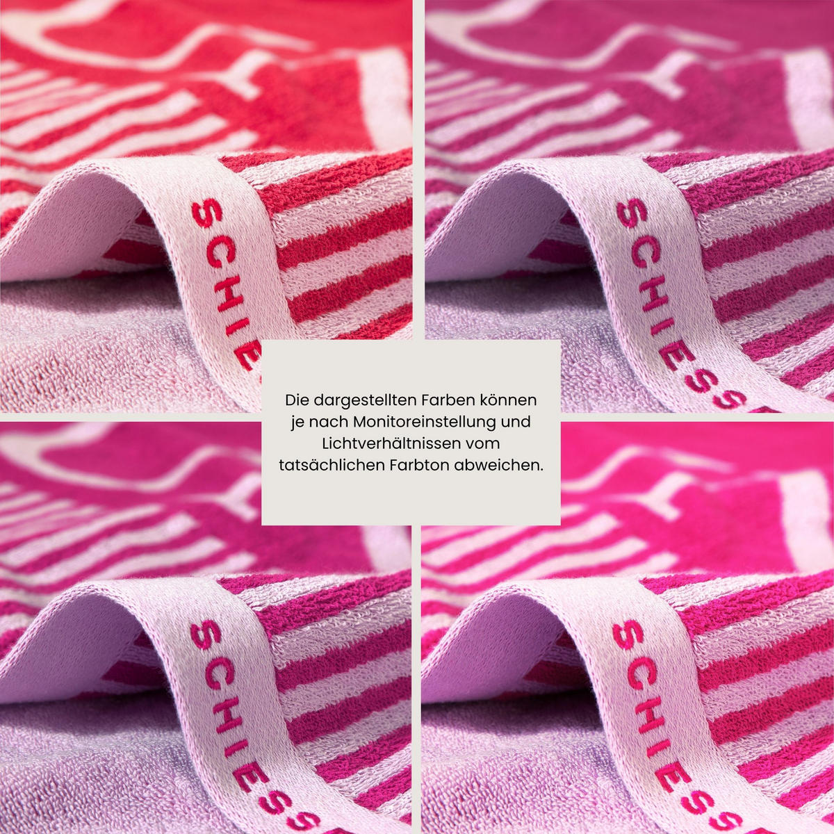 SAUNATUCH Rom - 75x200 cm - Fuchsia - Violett, Textil (75/200cm) - SCHIESSER
