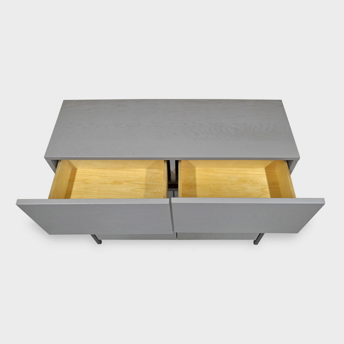 KOMMODE für das Wohnzimmer oder Schlafzimmer BOSTON - Eichefarben, Holz (105/100/35cm) - Rawood Furniture