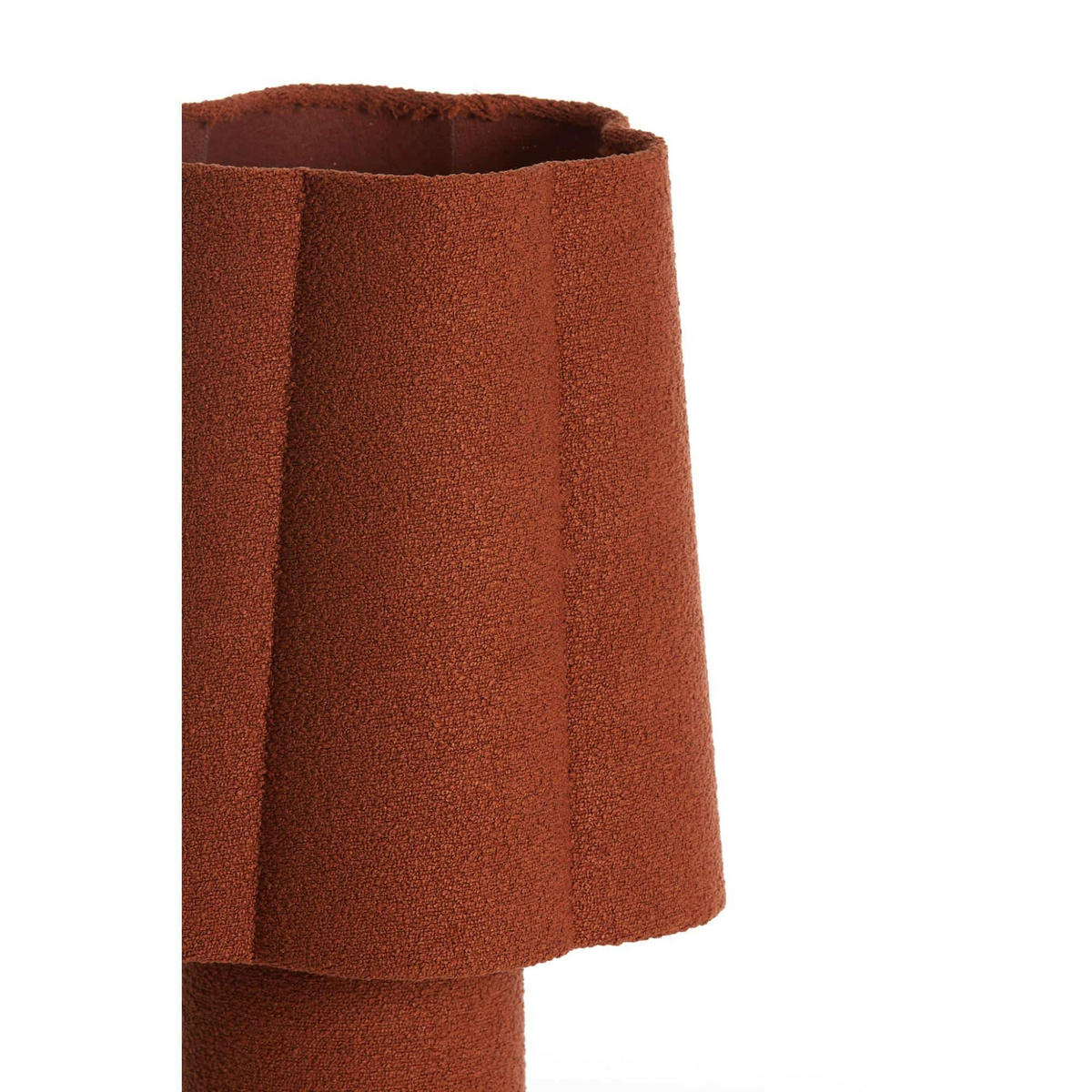 TISCHLAMPE Musaby Orange 25/25/50 cm - Orange, Textil (25/25/50cm) - Light & Living