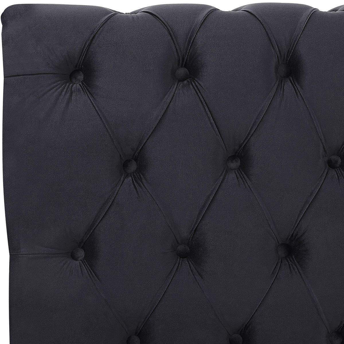 WASSERBETT 160/200 cm Schwarz Avallon - Schwarz, Textil (160/200cm) - Beliani