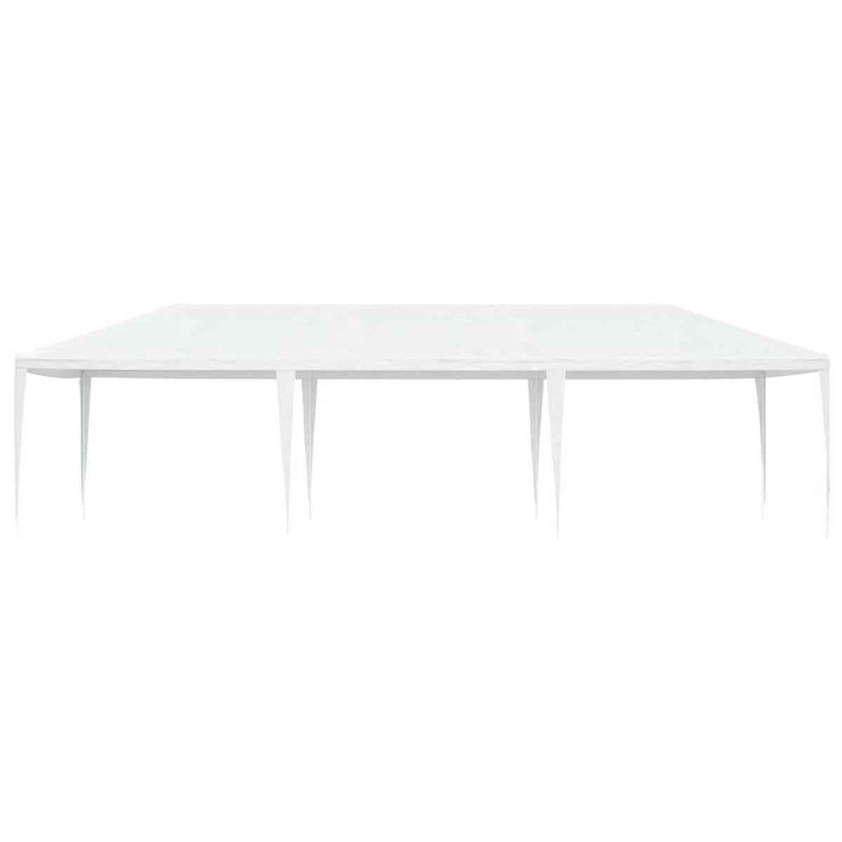 PARTYZELT 4/9 M Weiss - Weiß, Kunststoff (900/270/400cm) - vidaXL