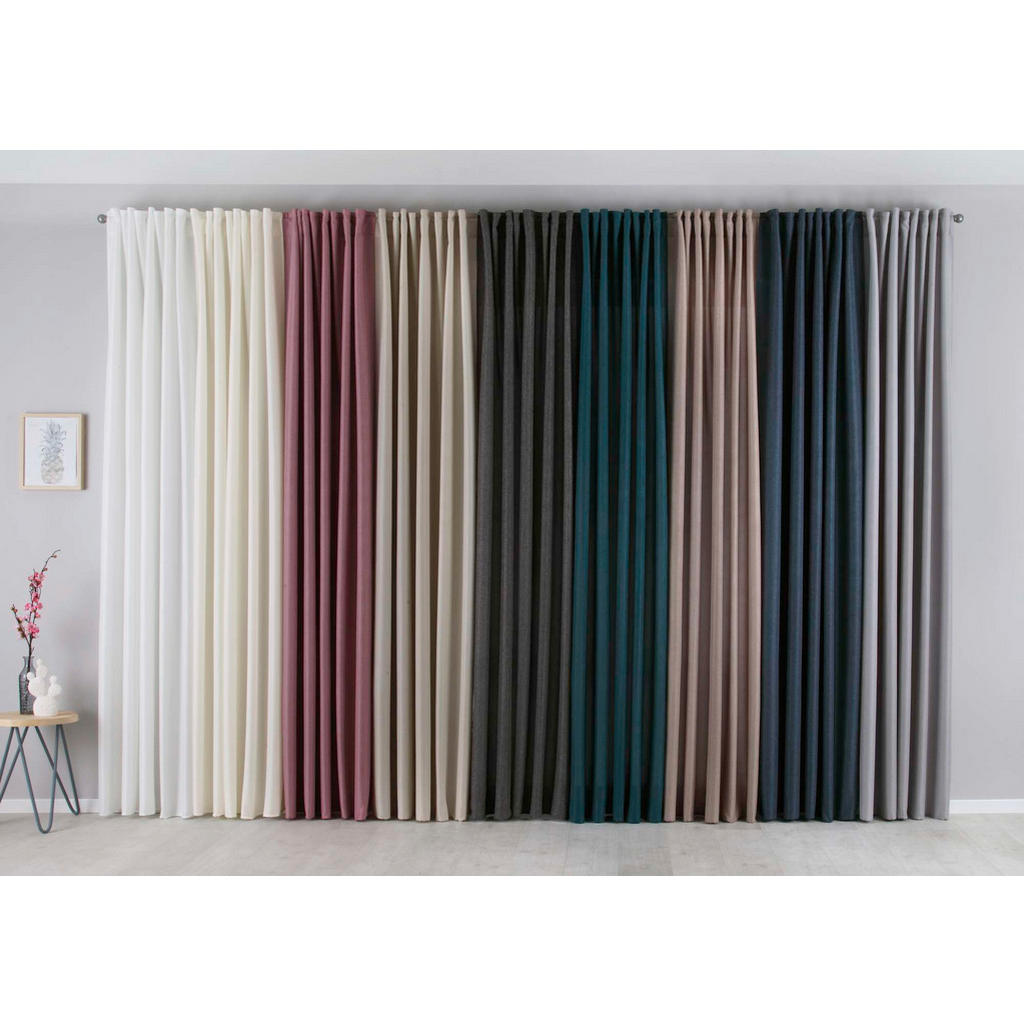 Thumbnail - Gardinenbox Schlaufengardine, Weiß, Textil, 140x145 cm, Oeko-Tex® Standard 100, Wohntextilien, Gardinen & Vorhänge, Fert...