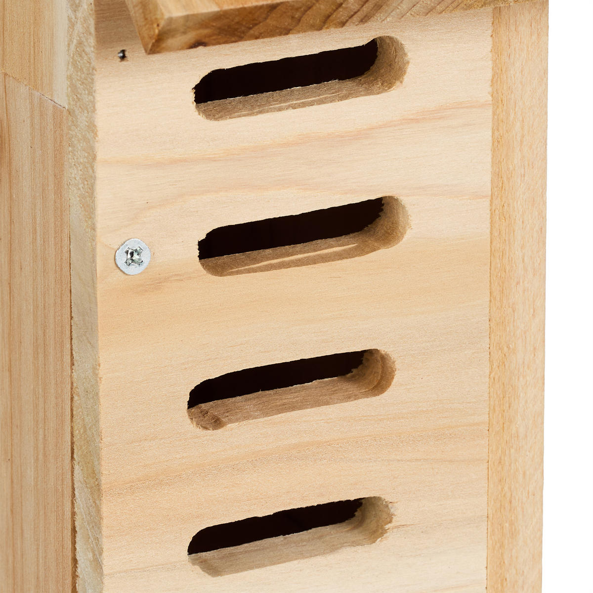 MARIENKÄFERHAUS - Hellbraun, Holz (17/22.5/10cm) - Relaxdays