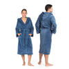 BADEMANTEL, S, 100% Polyester, Blau - Dunkelblau, Textil (Snull) - Zollner