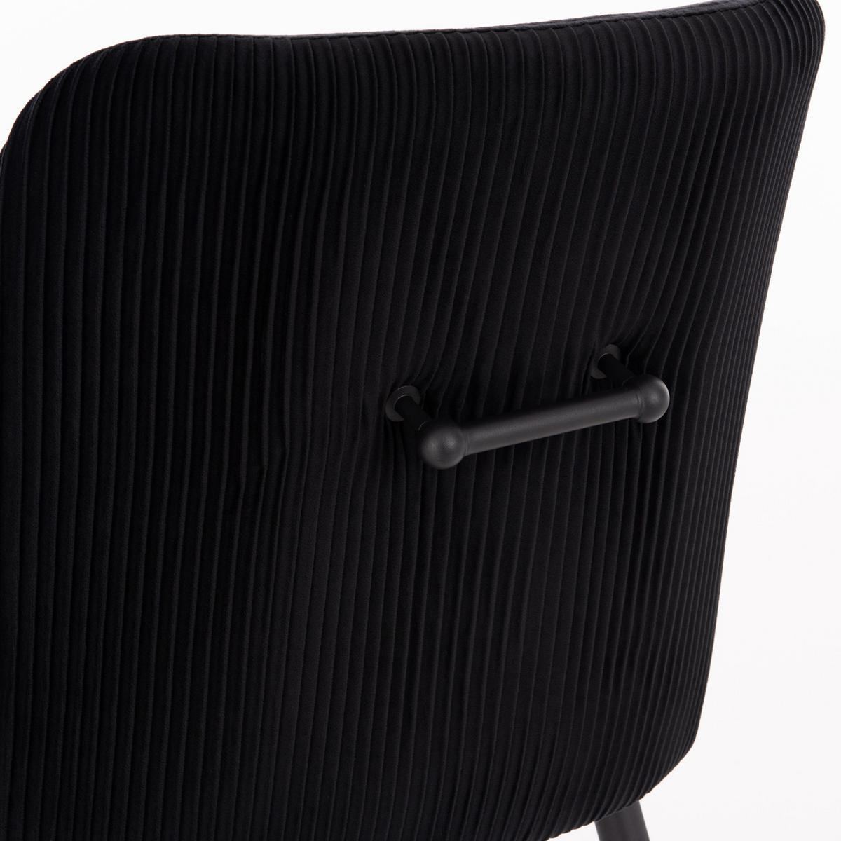 ESSZIMMERSTUHL ISABELLE 2er Set Samt Schwarz - Schwarz, Textil (55/85/63cm) - SVITA