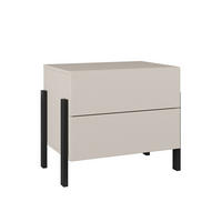NOČNÍ STOLEK Bérénice Kašmír - béžová, kompozitní dřevo (59/58.5/40cm) - Petits-meubles
