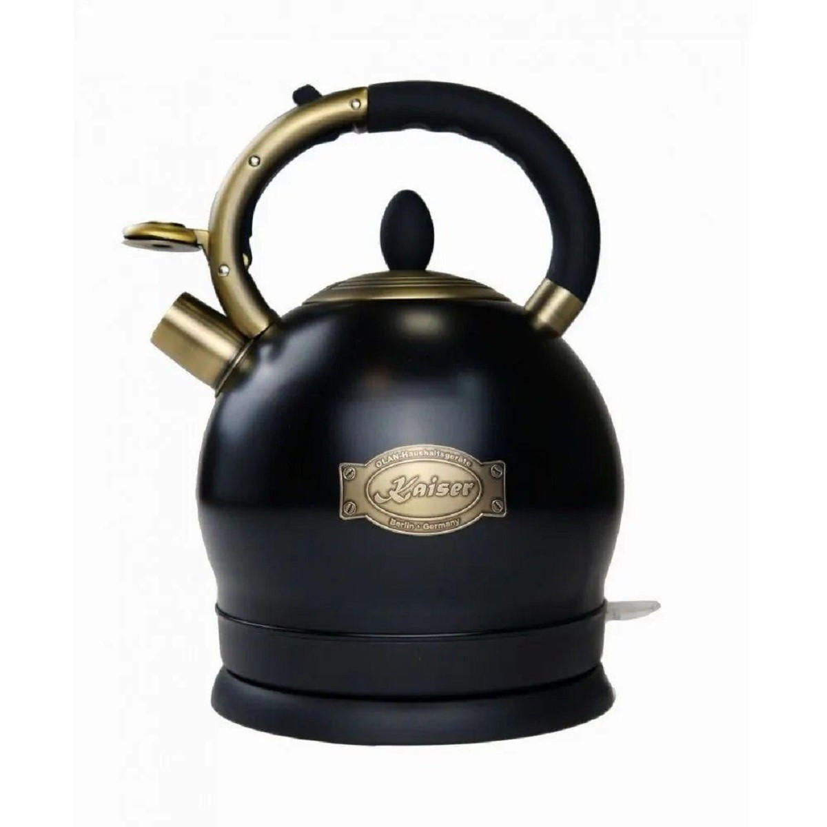 WASSERKOCHER WK 2000 Em, Anthrazit, Kontroll LED 2L - Anthrazit, Metall (22/23/27cm) - Kaiser Küchengeräte