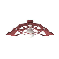 DECKENLEUCHTE Migra - Rot, Metall (60/60/20cm) - Lumicom