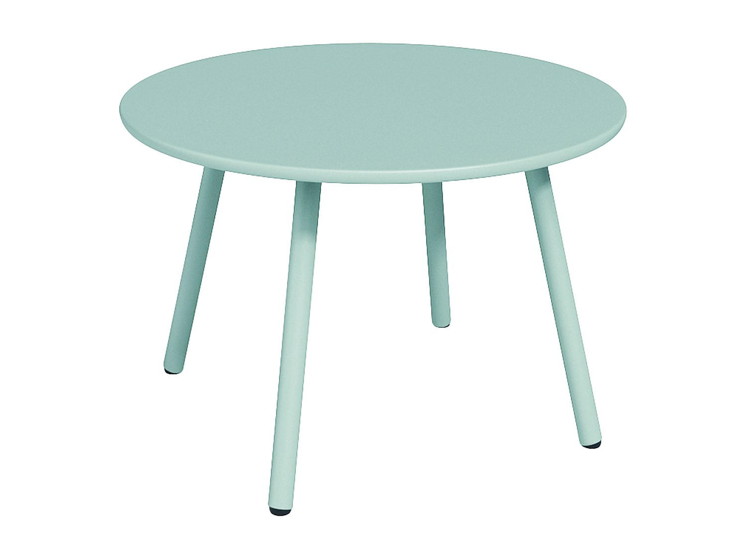 GARTENBEISTELLTISCH - 60 cm x 60 cm - Metall - Mandelgrün - MIRMANDE - Grün, Metall (60/60/34cm) - Vente-Unique