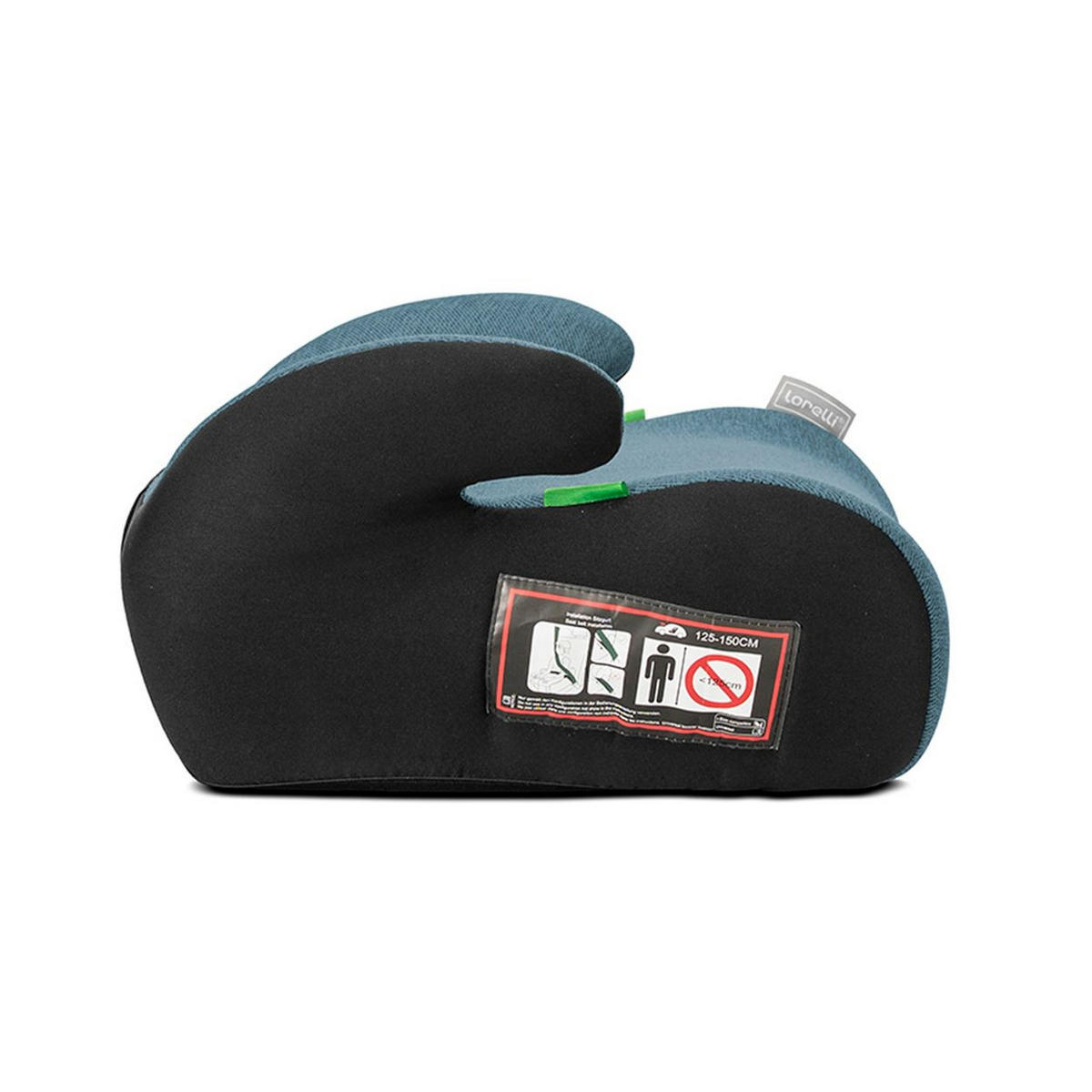 KINDERSITZE i-Size Orion türkis (125-150cm) Boostersitz, Bezug waschbar - Türkis, Kunststoff (43/20/37cm) - Lorelli