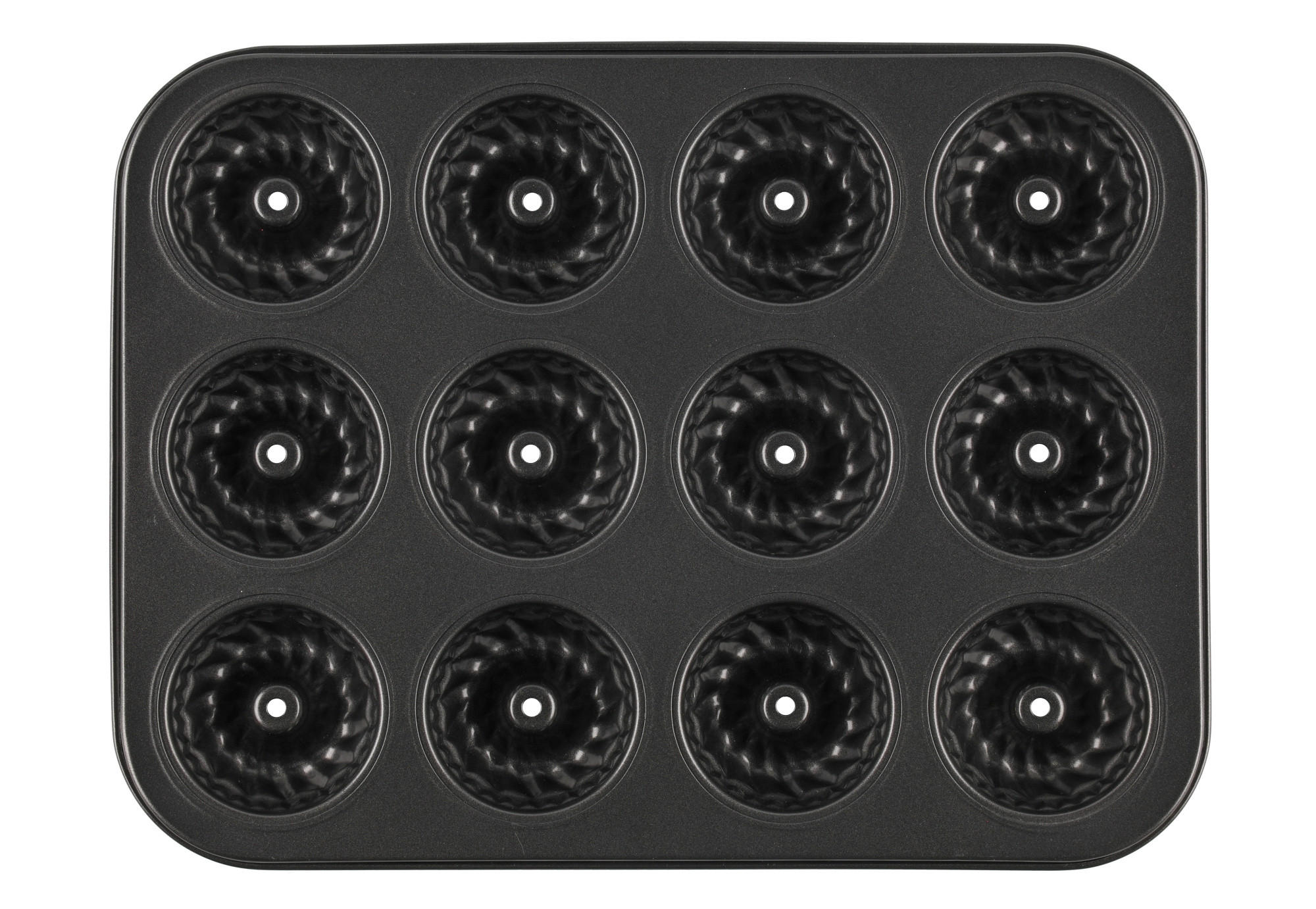 BACKFORM für Cupcakes - Schwarz, Metall (35.5/3/27cm)