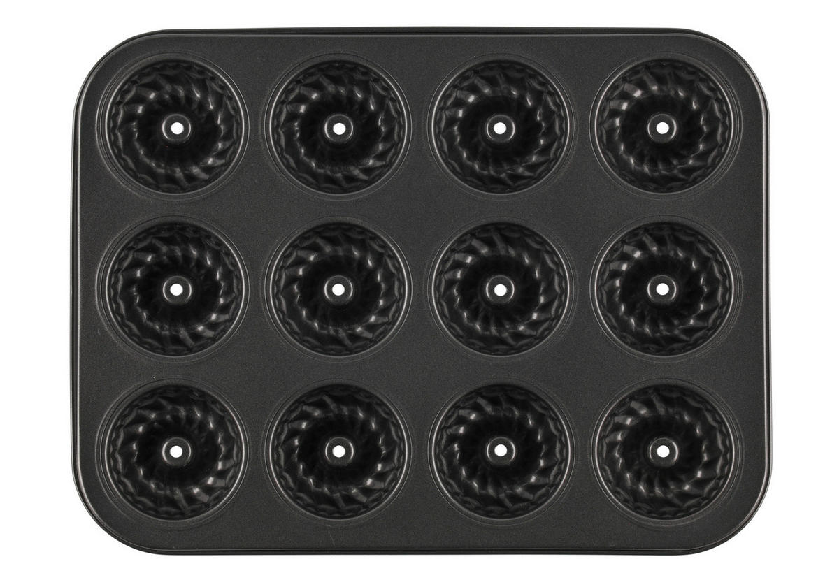 BACKFORM für Cupcakes - Schwarz, Metall (35.5/3/27cm)