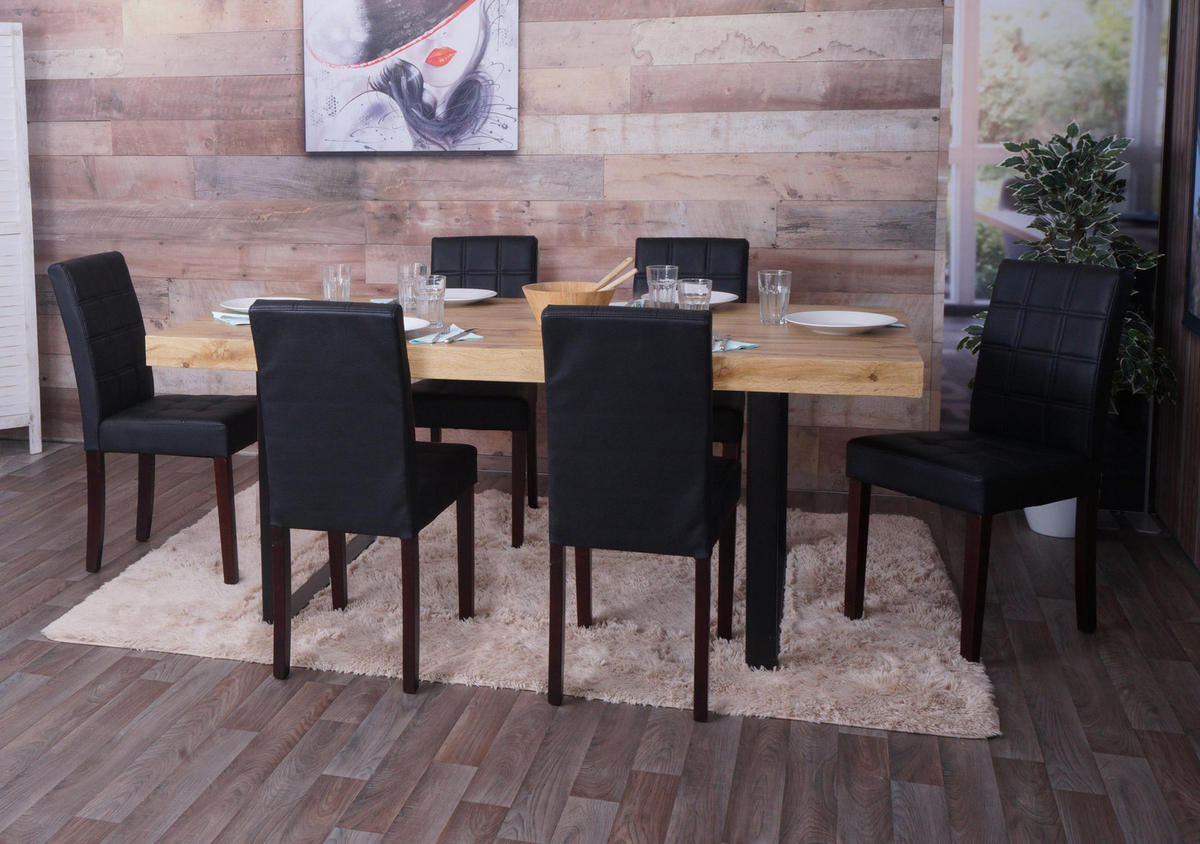 ESSZIMMERSTUHL O65C Schwarz - Schwarz, Textil (42/91/53cm) - MCW