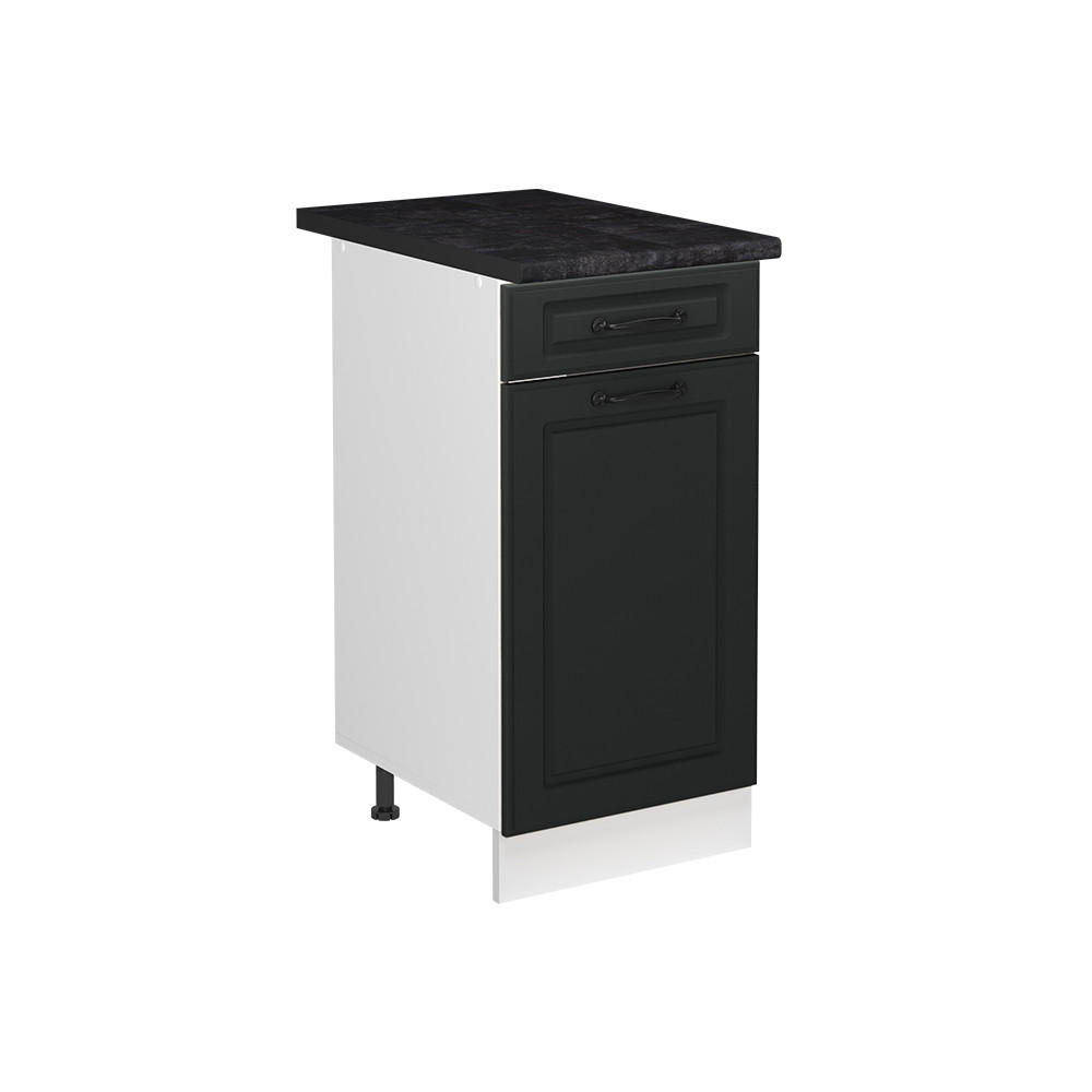 Vicco Spülenunterschrank Anthrazit, Weiß 40x81.6x60 cm