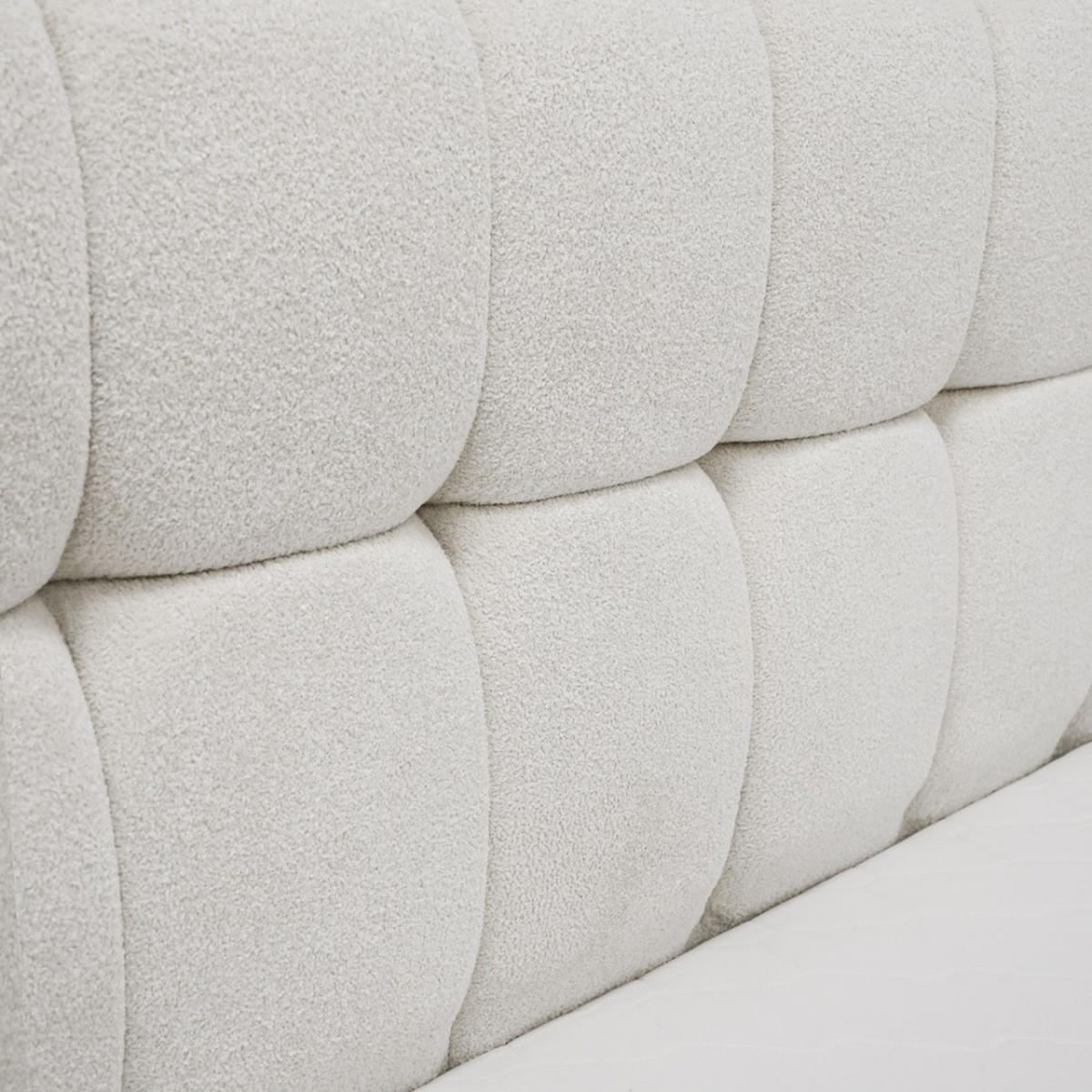 POLSTERBETT Cleo ohne Matratze und Topper, 180x200 cm, Beige - Beige, Textil (180/200cm) - Beautysofa