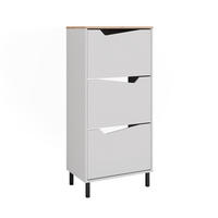 BOTNÍK NA BOTY Marelle Bílá/Artisan - bílá/světle šedá, kompozitní dřevo (60/129.5/38cm) - Vicco