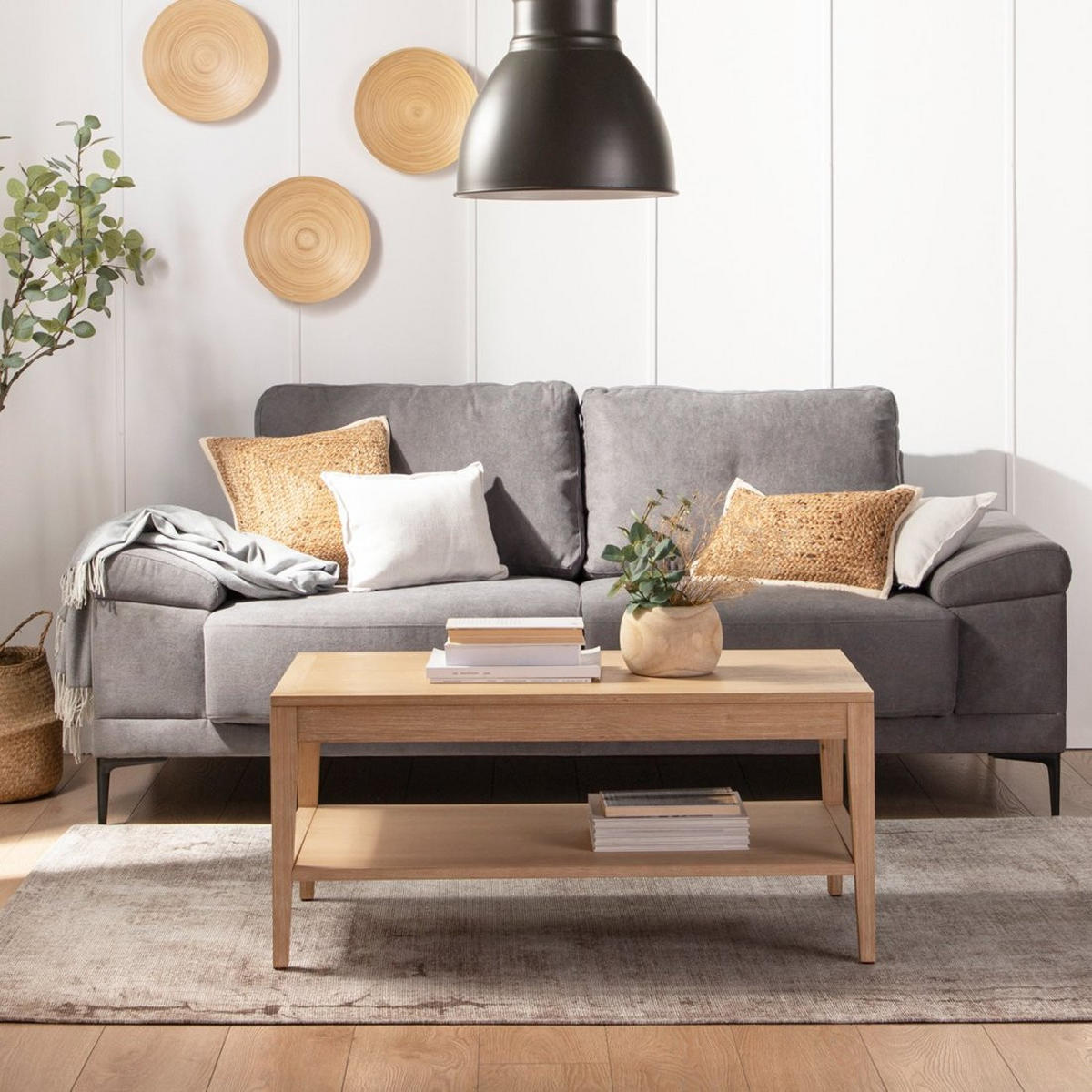 COUCHTISCH HOCHKLAPPBARER Mara Natürlich 100 cm x 45 - 57 cm - Naturfarben, Holzwerkstoff (55/100/45cm)